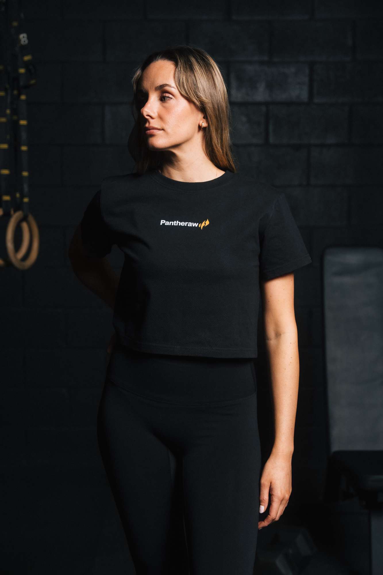 Boxy Crop Top | FEMME | (200GSM) Pur Coton | Baby Tee Seamless T-Shirt | PANTHERAW