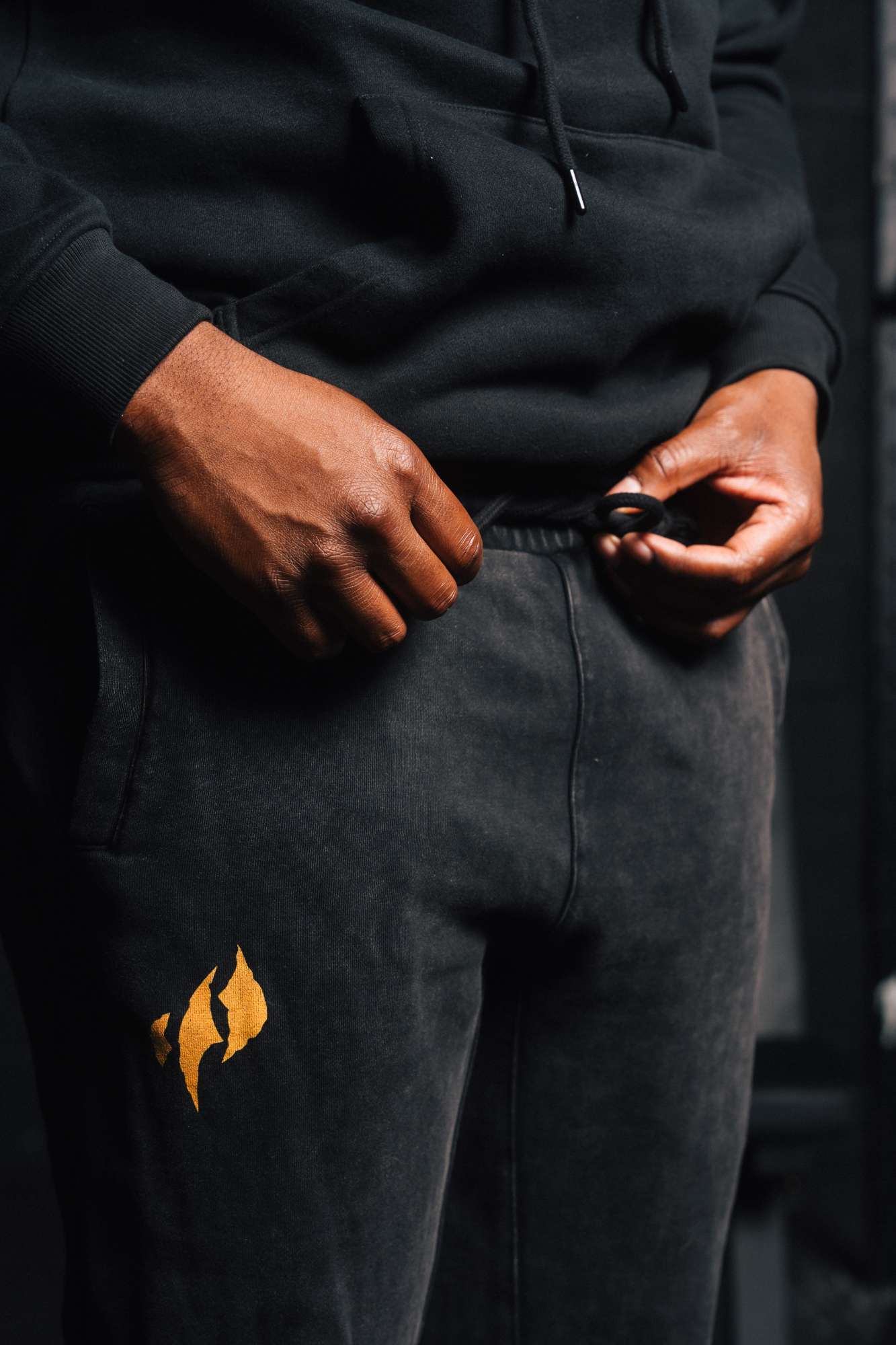 Jogging de gym épais effet délavé | PANTHERAW