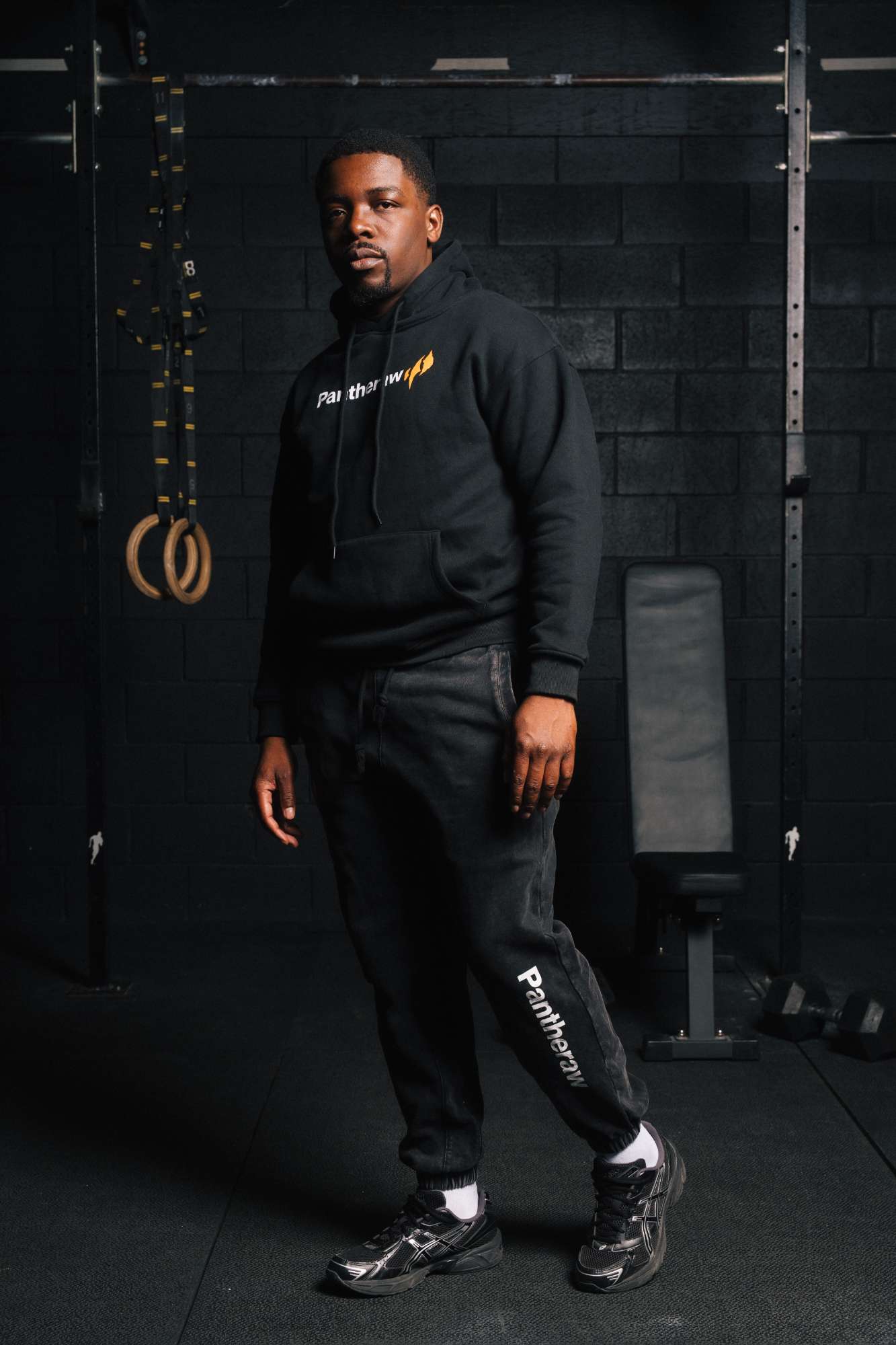Jogging de gym épais effet délavé | PANTHERAW