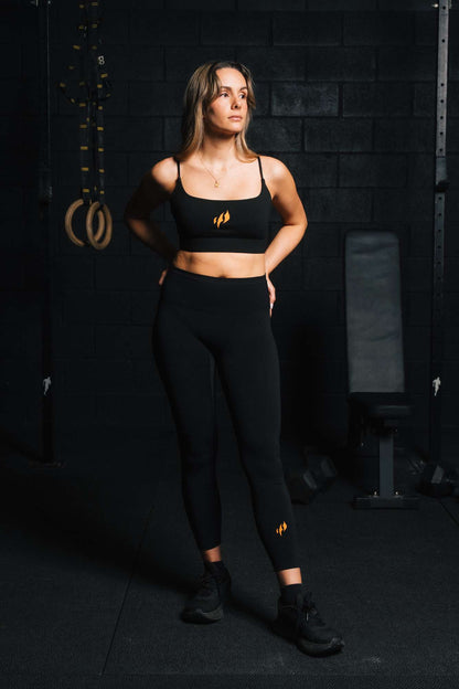 Leggings d’entraînement gym & yoga taille haute | PANTHERAW