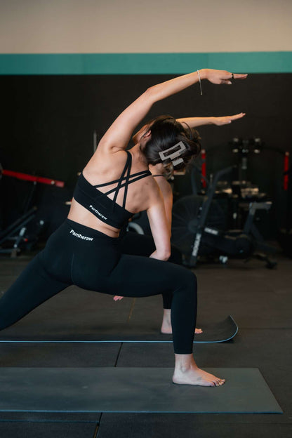 Leggings d’entraînement gym & yoga taille haute | PANTHERAW