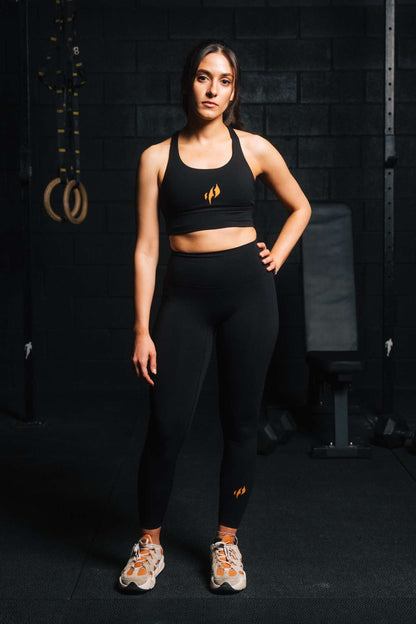 Leggings d’entraînement gym & yoga taille haute | PANTHERAW