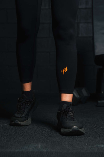 Leggings d’entraînement gym & yoga taille haute | PANTHERAW