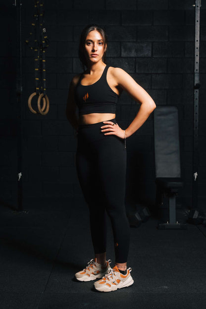 Leggings d’entraînement gym & yoga taille haute | PANTHERAW